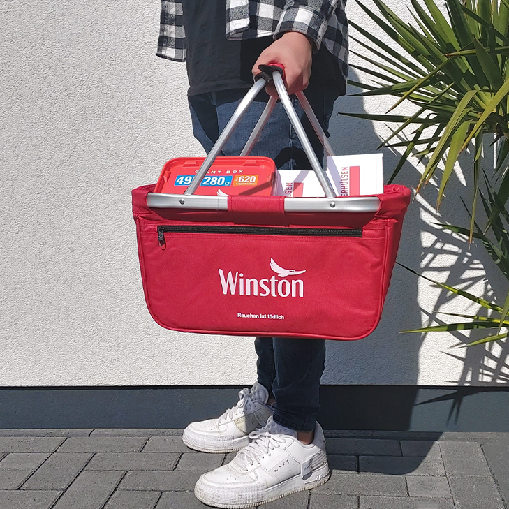 Winston Red 5 x 200g mit 2000 King Size Hülsen Winston Red 5 x 200g mit 2000 King Size Hülsen