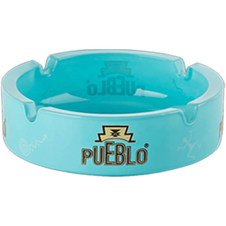 Pueblo Blue 10 x 100g mit Feuerzeuge und Aschenbecher Pueblo Blue 10 x 100g mit Feuerzeuge und Aschenbecher