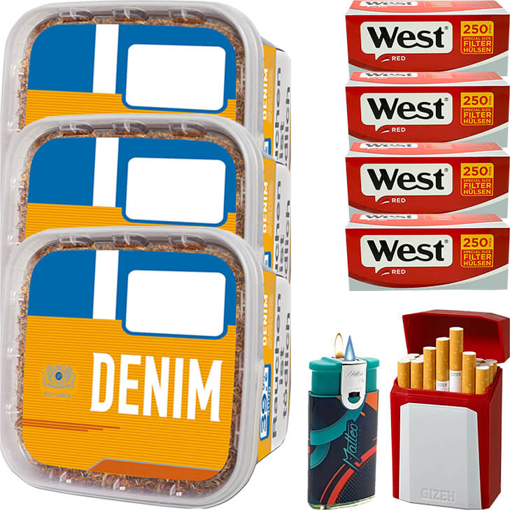 Denim 3 x 290g mit 1000 Special Size Hülsen Denim 3 x 290g mit 1000 Special Size Hülsen