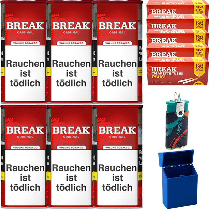 Break Original 6 x 115g mit 1000 Plus Hülsen Break Original 6 x 115g mit 1000 Plus Hülsen