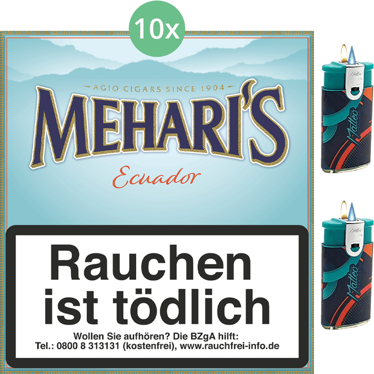 Mehari's Ecuador 10 x 20 Stück Mehari's Ecuador 10 x 20 Stück