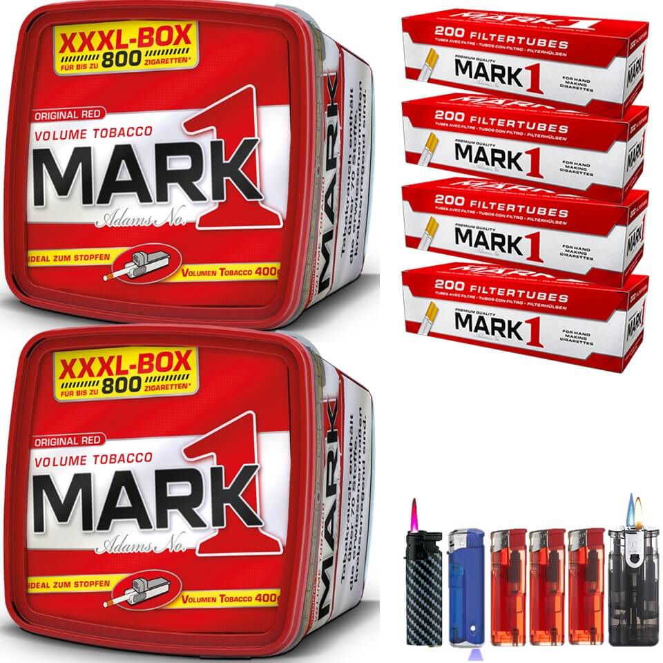 Mark 1 XXXL Box 2 x 400g mit 800 Hülsen Mark 1 XXXL Box 2 x 400g mit 800 Hülsen