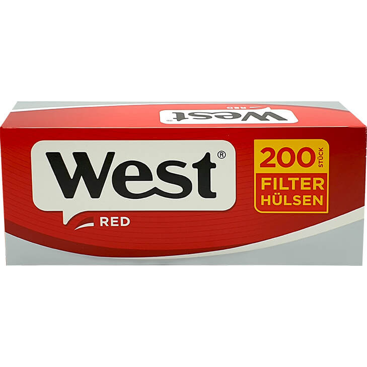West Red 4 x 170g Volumentabak 2000 West Red Filterhülsen Uvm. West Red 4 x 170g Volumentabak 2000 West Red Filterhülsen Uvm.