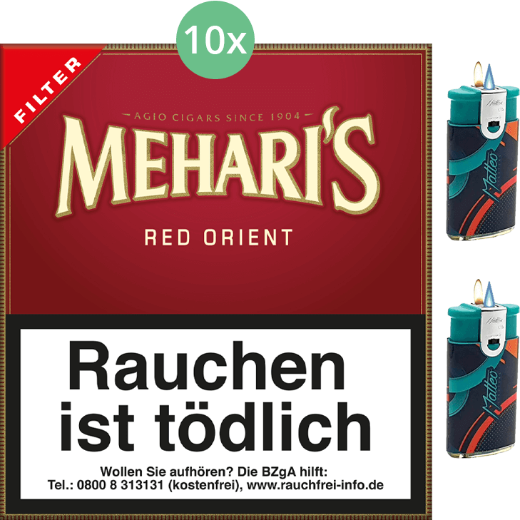 Mehari's Red Orient Filter 10 x 20 Stück Mehari's Red Orient Filter 10 x 20 Stück