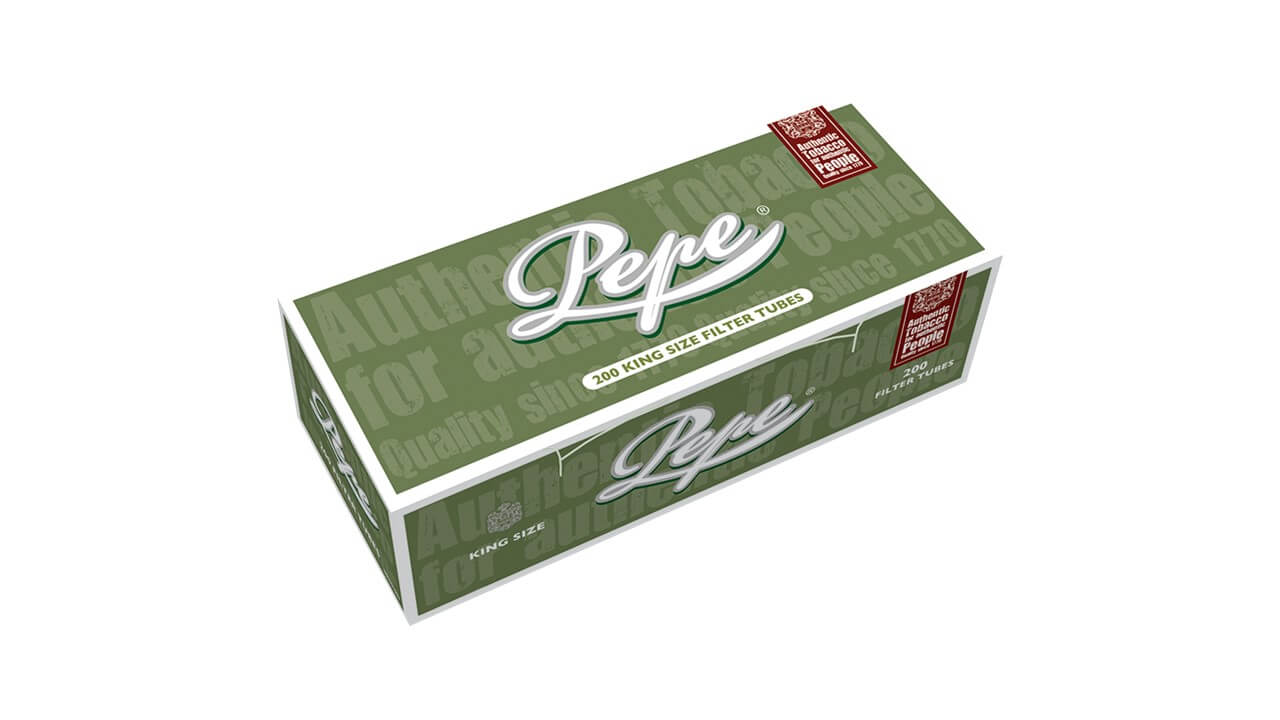 Pepe Rich Green 5 x 85g Volumentabak 800 Pepe Filterhülsen Uvm. Pepe Rich Green 5 x 85g Volumentabak 800 Pepe Filterhülsen Uvm.