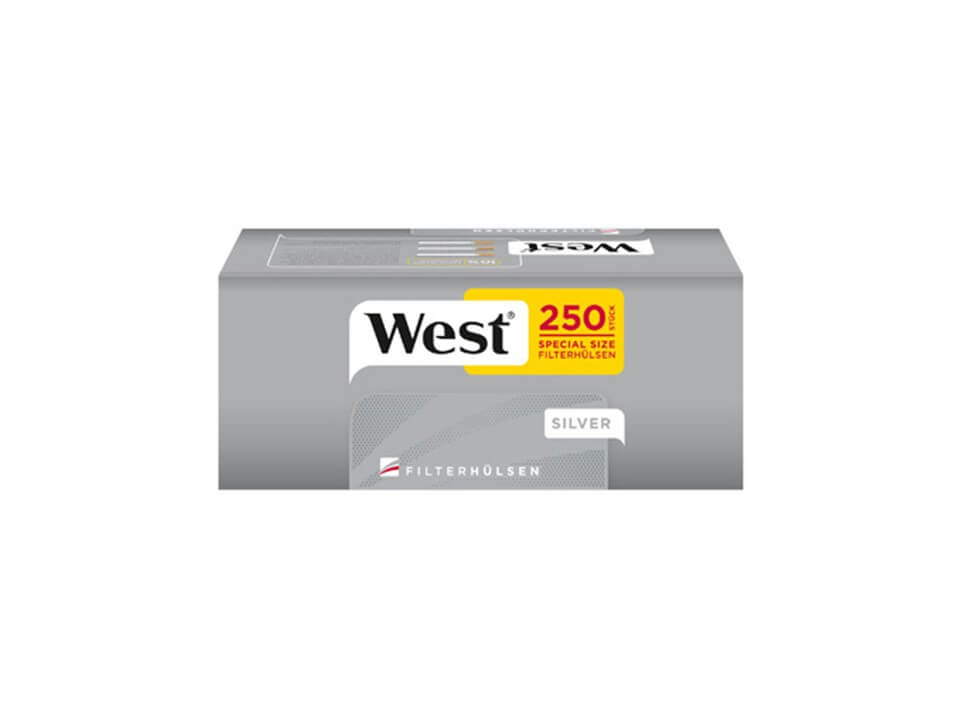 West Red 3 x 280g Volumentabak 2000 West Silver Special Size Filterhülsen Uvm. West Red 3 x 280g Volumentabak 2000 West Silver Special Size Filterhülsen Uvm.