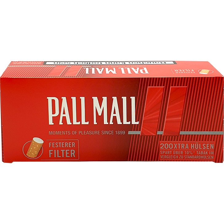 Pall Mall Mega Box 5 x 170g Volumentabak 2000 Filterhülsen Uvm. Pall Mall Mega Box 5 x 170g Volumentabak 2000 Filterhülsen Uvm.