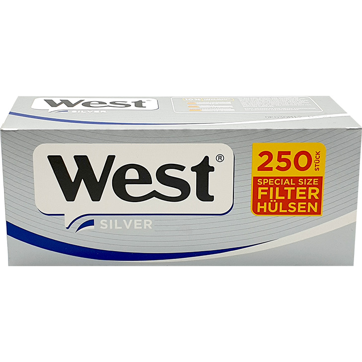 West Silver 5 x 105g mit 1000 Special Size Hülsen West Silver 5 x 105g mit 1000 Special Size Hülsen