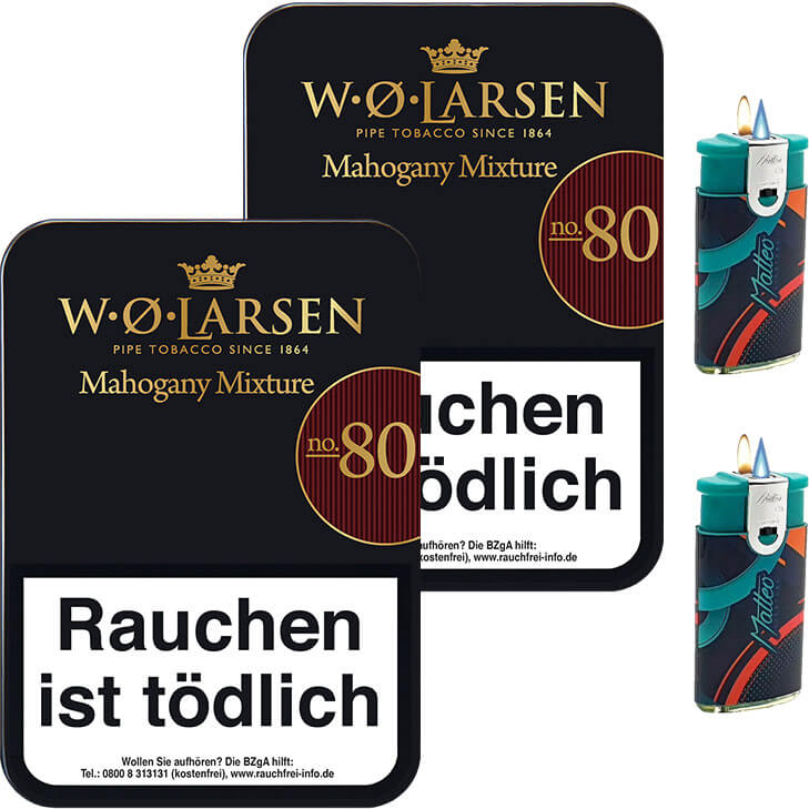 W.O. Larsen Mahogany Mixture No. 80 - 2 x 100g W.O. Larsen Mahogany Mixture No. 80 - 2 x 100g