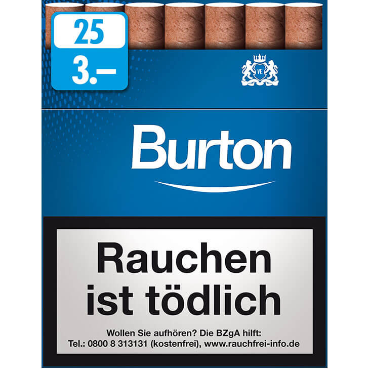 Burton Blue Zigarillos 3,00 € Burton Blue Zigarillos 3,00 €