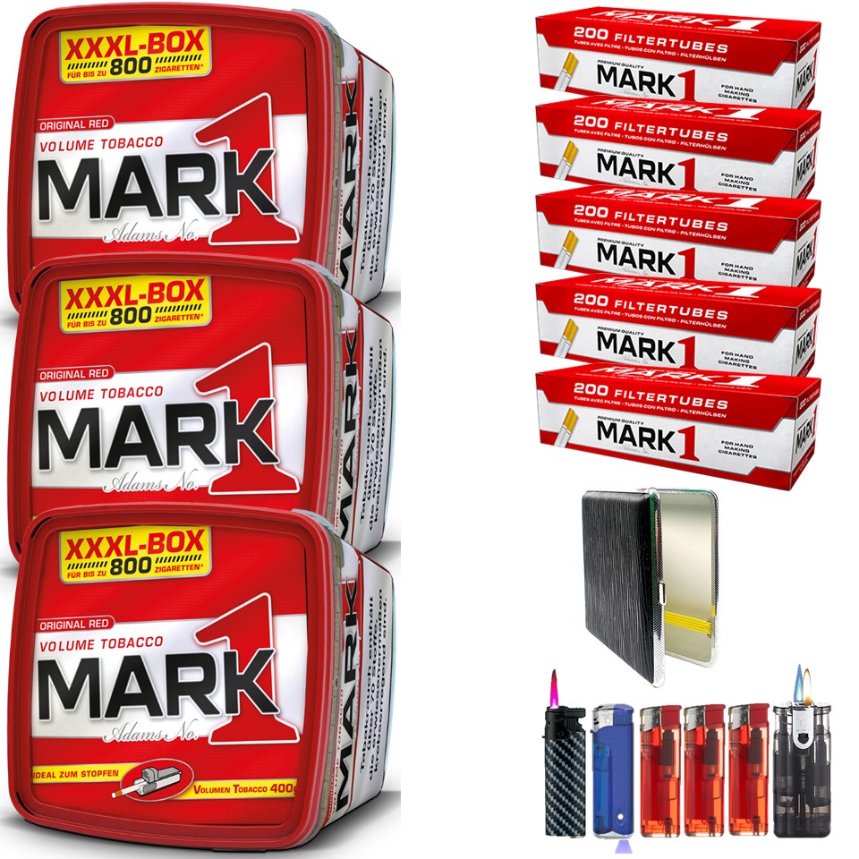 Mark 1 XXXL Box 3 x 400g mit 1000 Hülsen Mark 1 XXXL Box 3 x 400g mit 1000 Hülsen