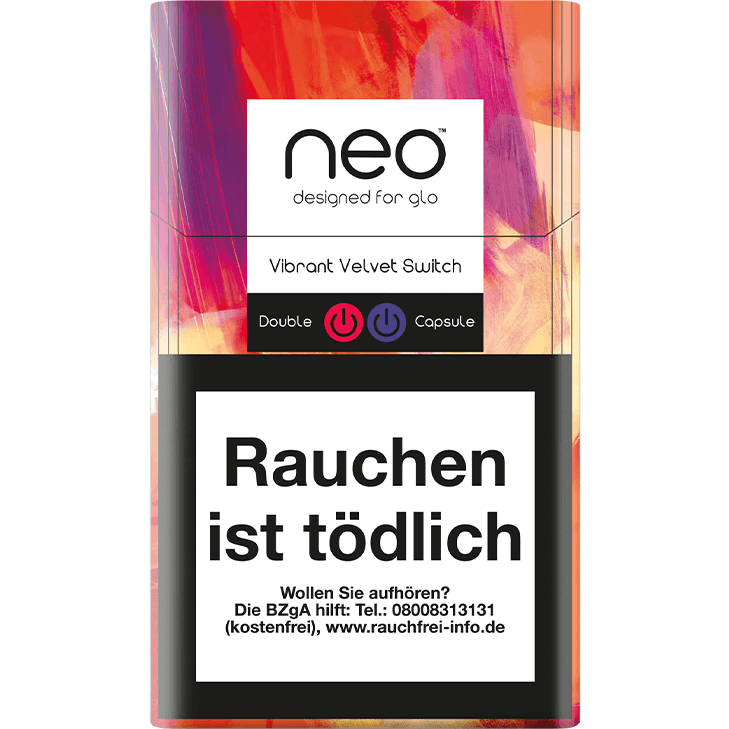 2 glo neo sticks mit Doppel-Kapsel: So raucht man heute